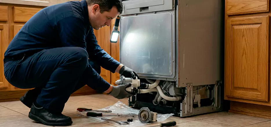 Dishwasher Drain Hose Repair in Winston-Salem