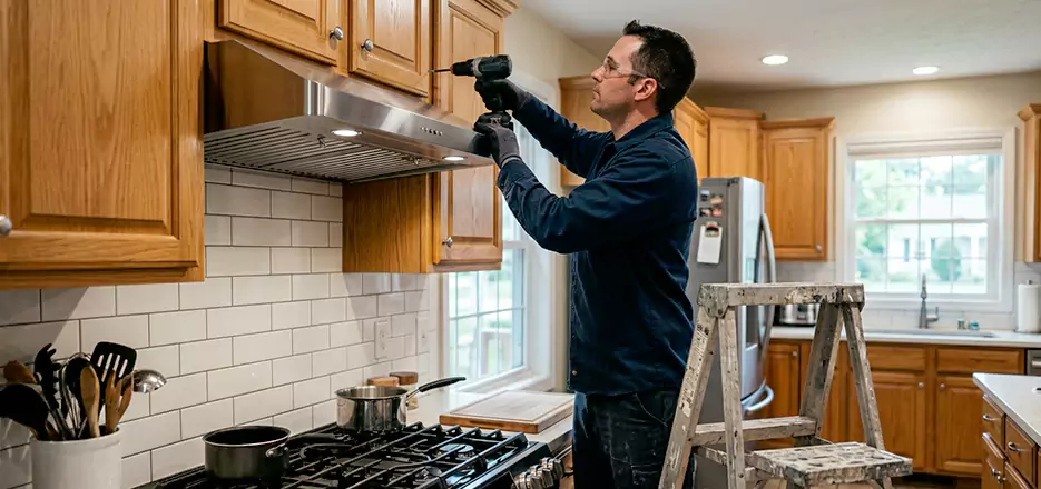 Wood Range Hood Installation Winston-Salem