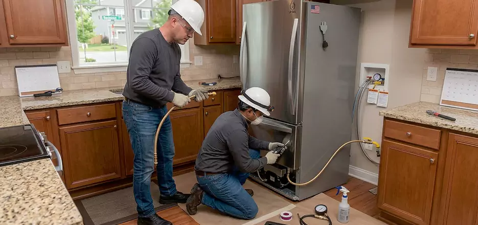 Propane Refrigerator Installation in Winston-Salem